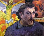 Self Portrait with Yellow Christ Paul Gauguin